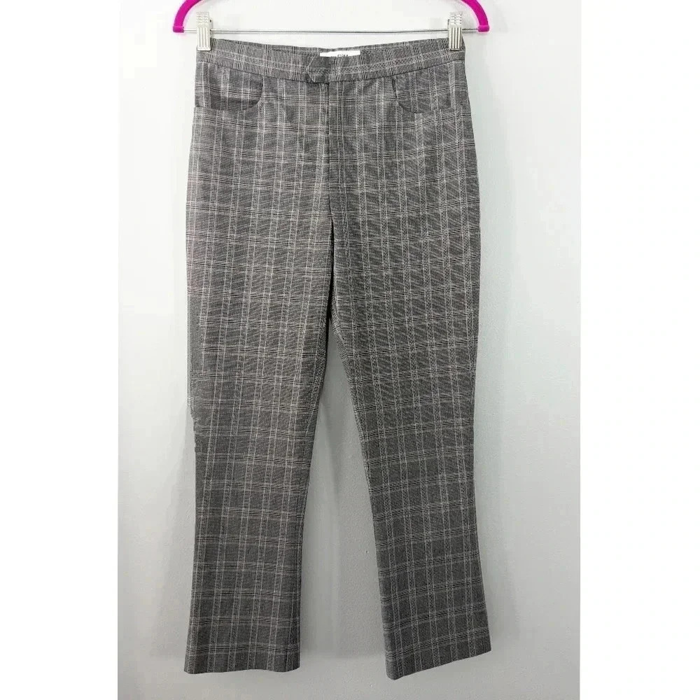 Isabel Marant Gray Plaid Trousers
